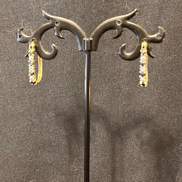 Vintage Robert Seeman 925 Vermeil Earrings - Picture 1 of 10